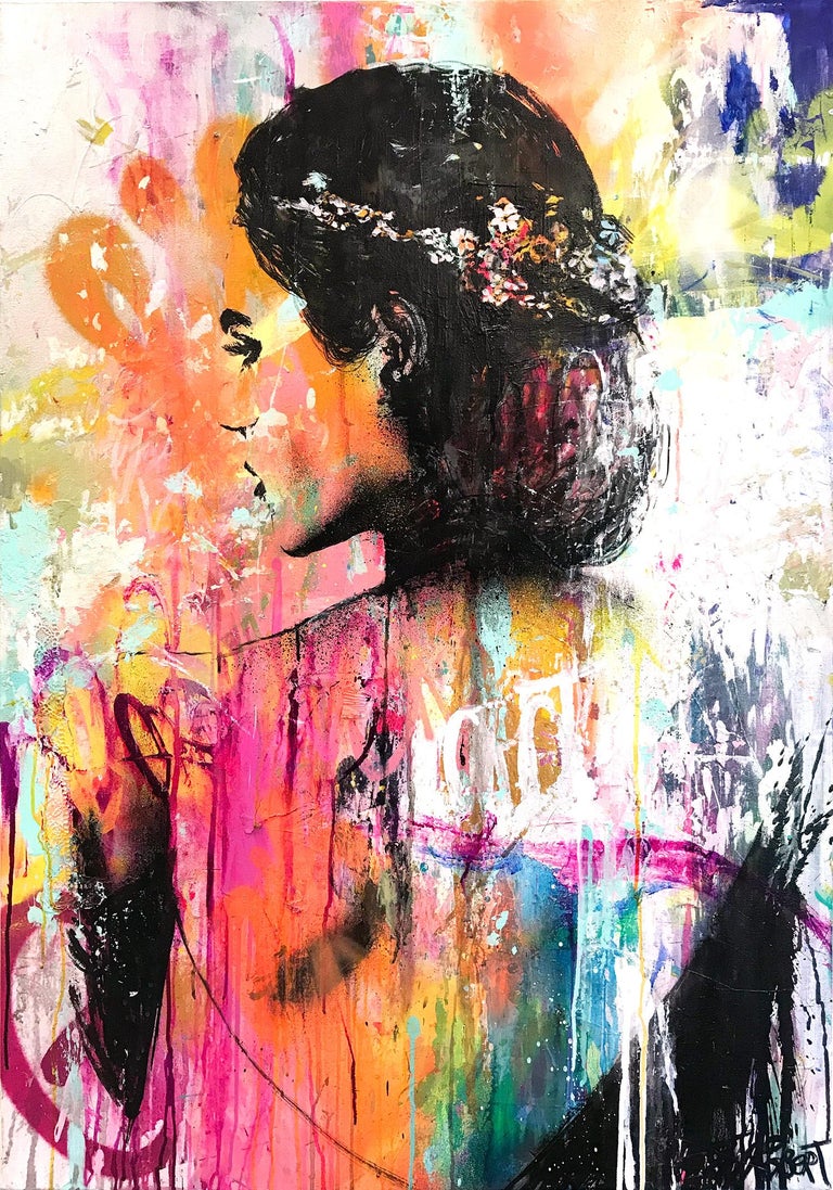J M Robert Apres La Pluie After The Rain Colorful Abstract