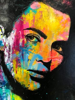 "Quoiqu'il Arrive" Qualunque cosa accada, Street Art colorata e astratta