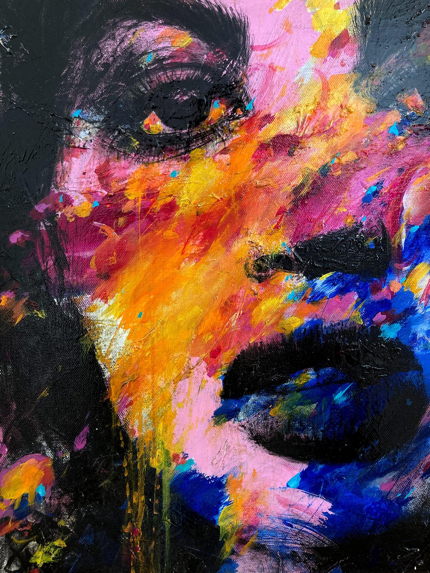 Esta pieza en concreto representa el retrato anónimo de una bella mujer. Bajo el título 