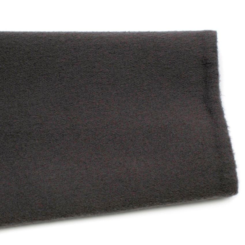 J.Mendel Charcoal Grey Wool-Felt Fur Trimmed Coat - Size Estimated S 1