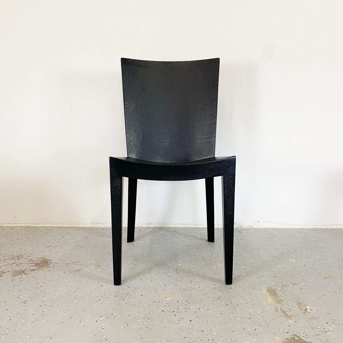 Post-Modern JMF Dining Chairs by Karl Springer, Set of 6 For Sale