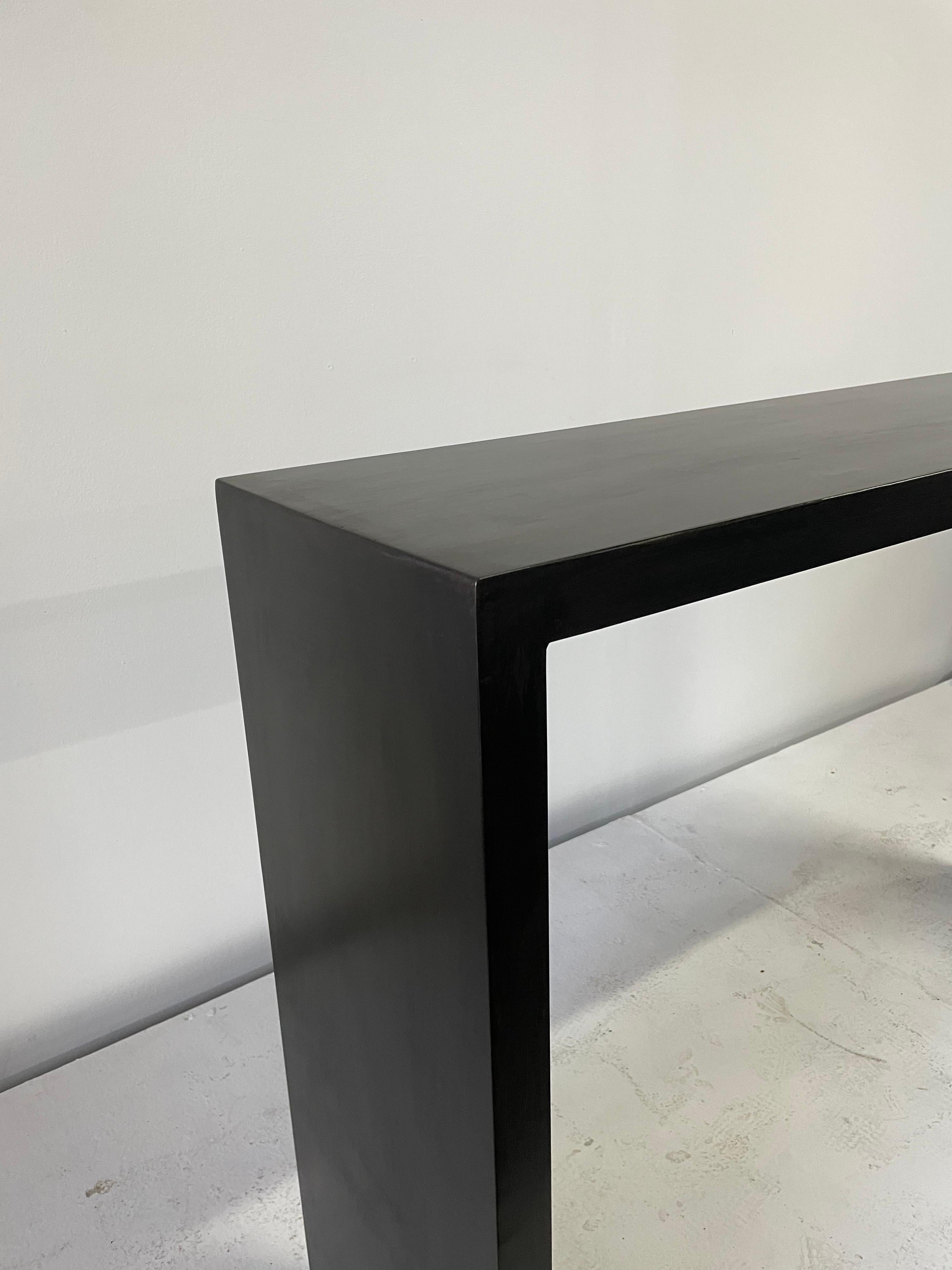 JMF Style Blackened Iron Console For Sale 4