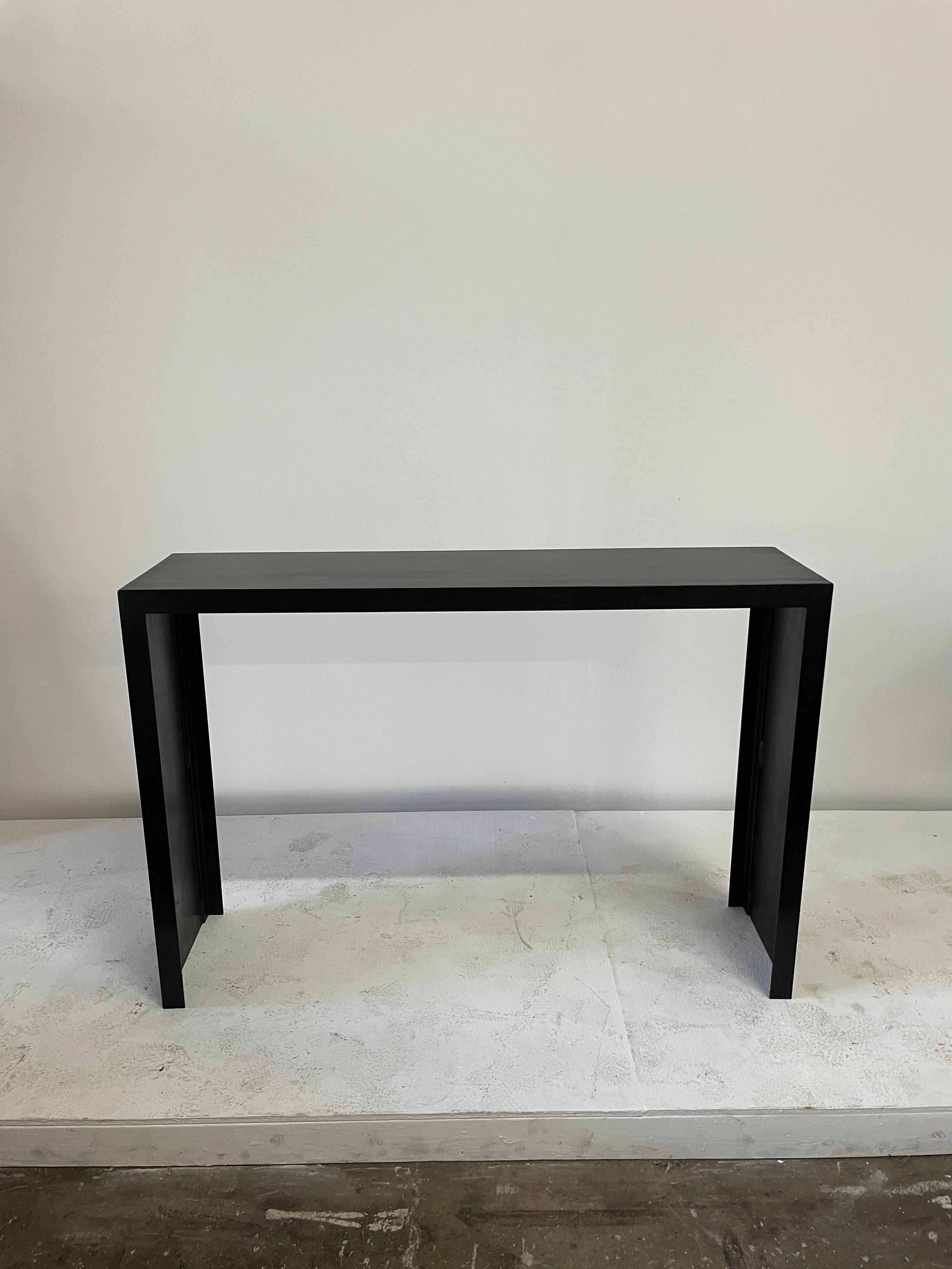 JMF Style Blackened Iron Console For Sale 1