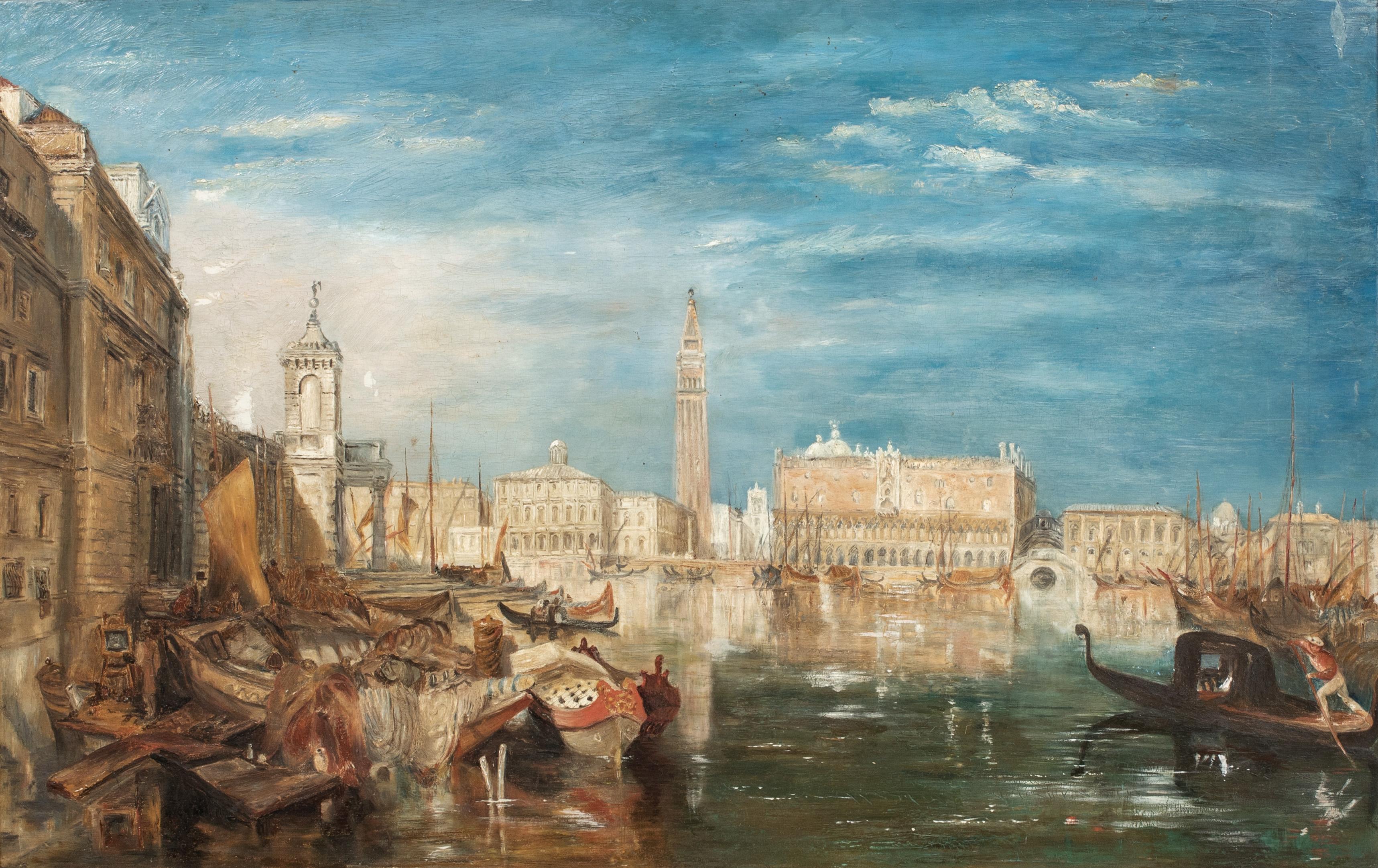 J.M.W. Turner Portrait Painting - View Of Venice, 19th Century  School of Joseph Mallord William Turner 