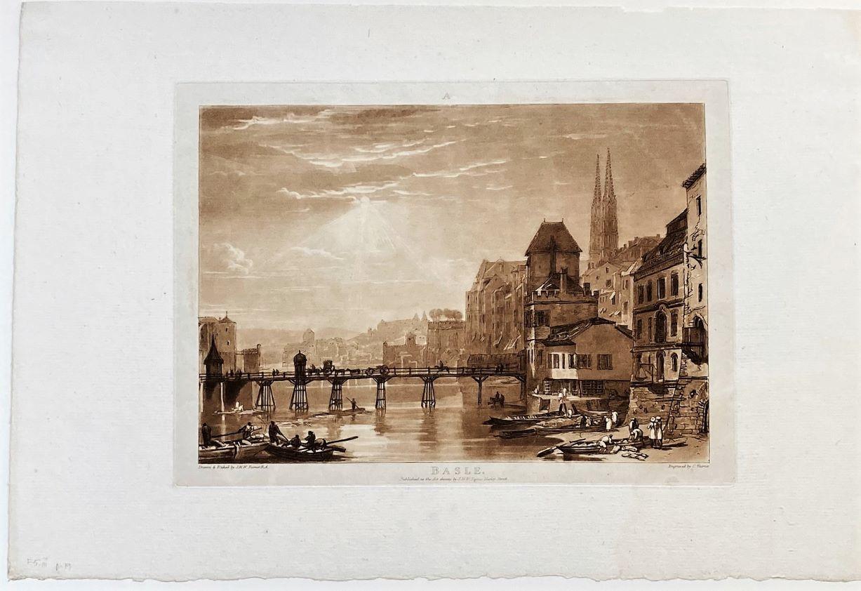 Bâle - Romantique Print par J.M.W. Turner