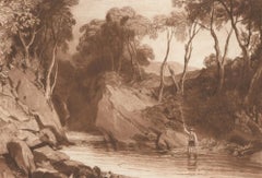 J.M.W. Turner and W. Say - 1814 Etching, Near Blair Atholl