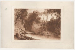 J.M.W. Turner and W. Say - 1814 Etching, Near Blair Atholl