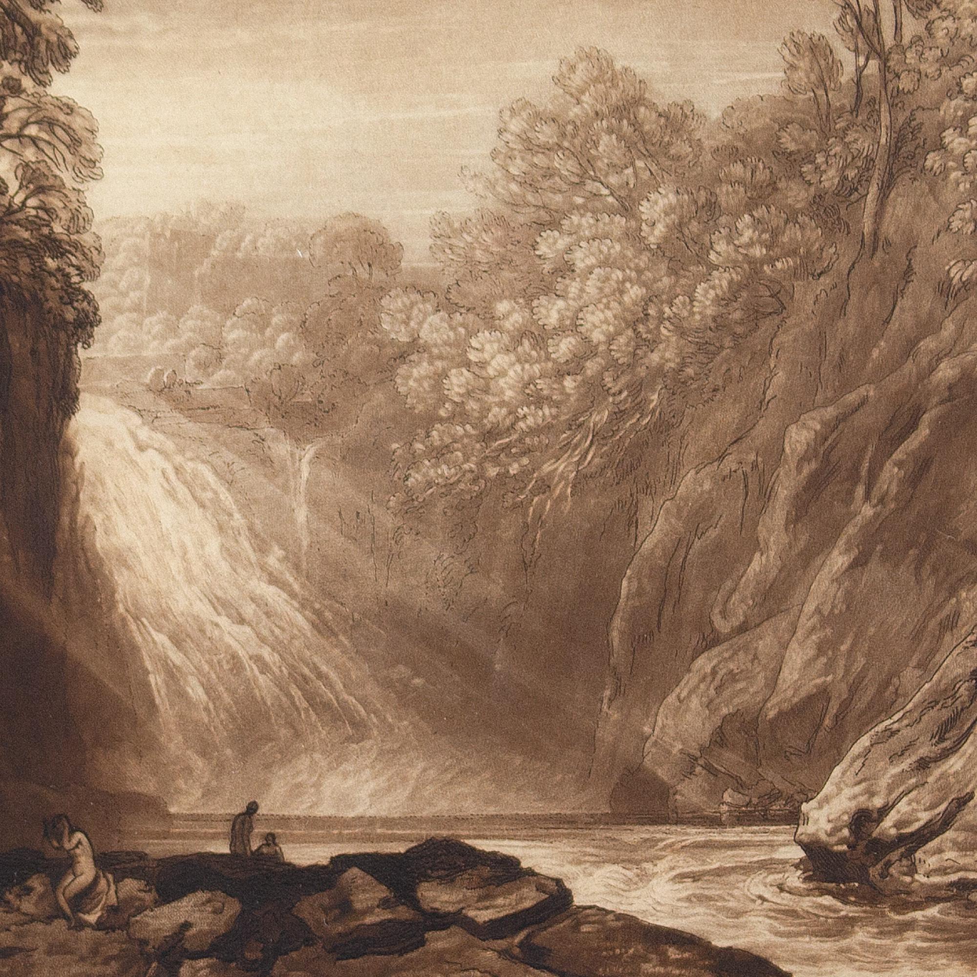 JMW Turner & Charles Turner, Drawing Of The Clyde, Liber Studiorum, Etching - Academic Print by J.M.W. Turner