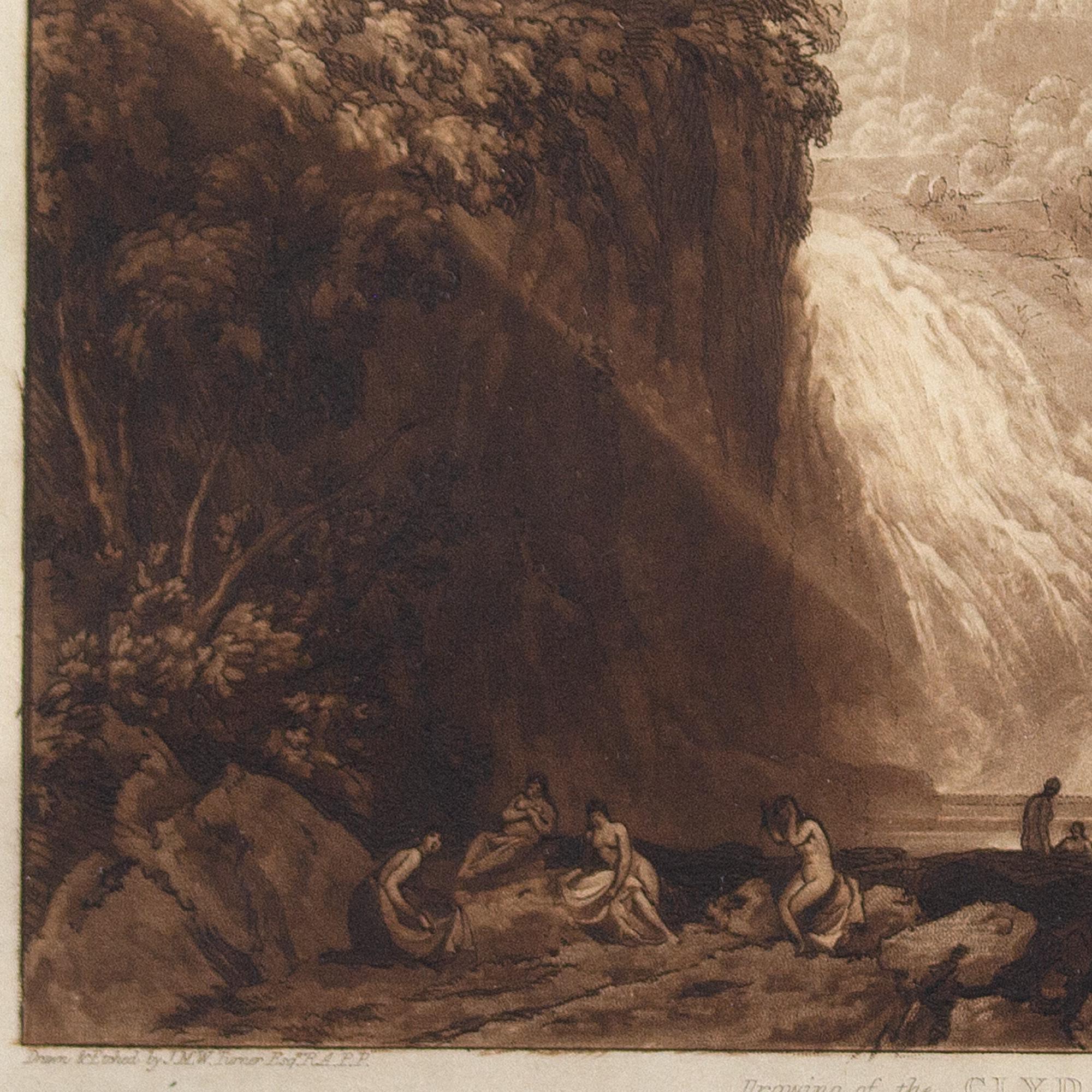 This early 19th-century etching by British engraver Charles Turner (1774-1857) was produced in collaboration with JMW Turner (1775-1851) and forms part of the Liber Studiorum (book of studies).

As a young man, fresh to the Royal Academy, JMW Turner