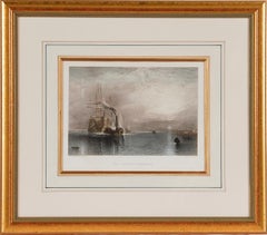 The Fighting Temeraire: A Framed 19th C. Engraving After J. M. W. Turner