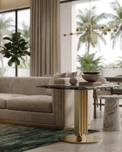 JNK Miami's Como Art Deco Marble Side Table