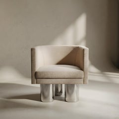 JNK Miami's Trio Chrome Column Lounge Chair