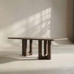 JNK Miami's Trio Modern Oval Wood Dining Table