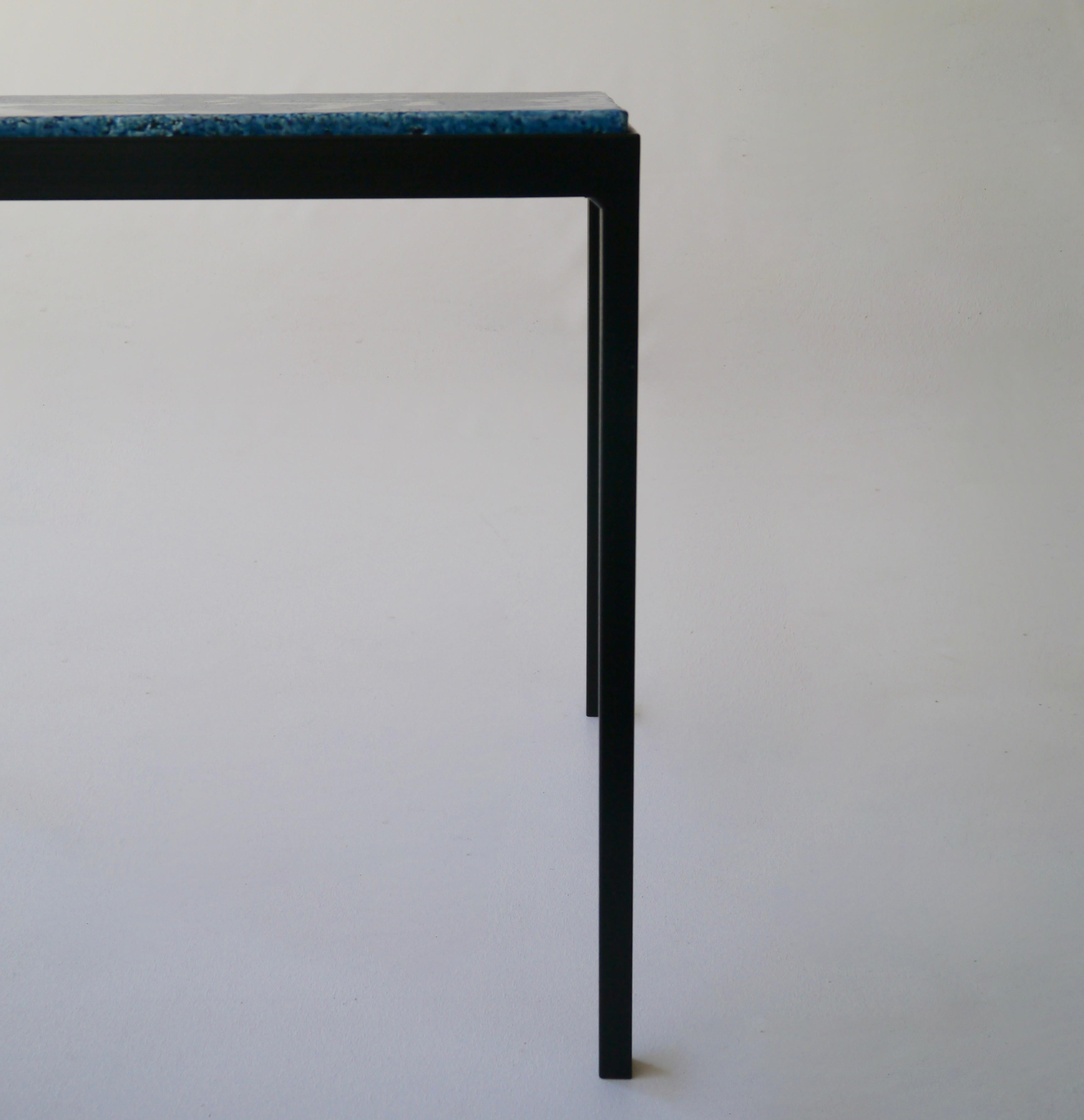 Jo Amado, Exceptional Ceramic Low Table, France, circa 1955 For Sale 2