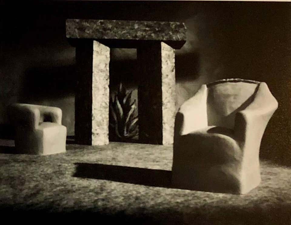Vintage Silver Gelatin Signed Photograph Pinhole Photo