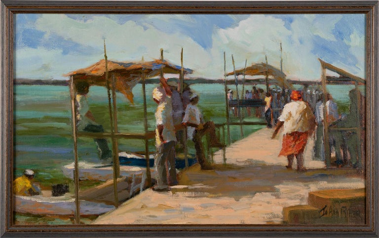 Jo Ann Ritter - Antique Female Impressionist Tropical Caribbean Island ...