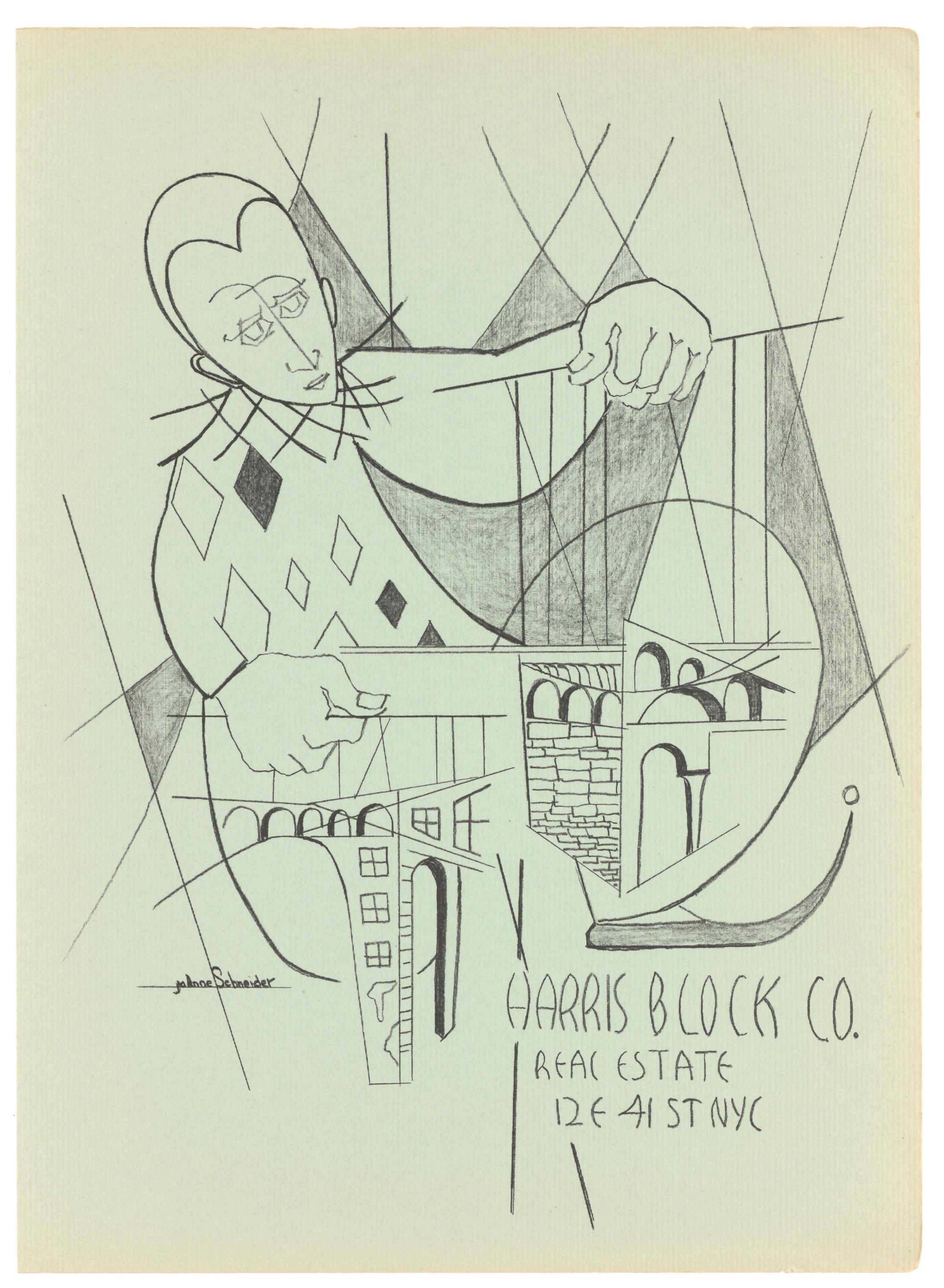 original lithograph - Print by Jo Anne Schneider