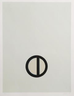 Cardinaciones I, litografía minimalista de Jo Baer