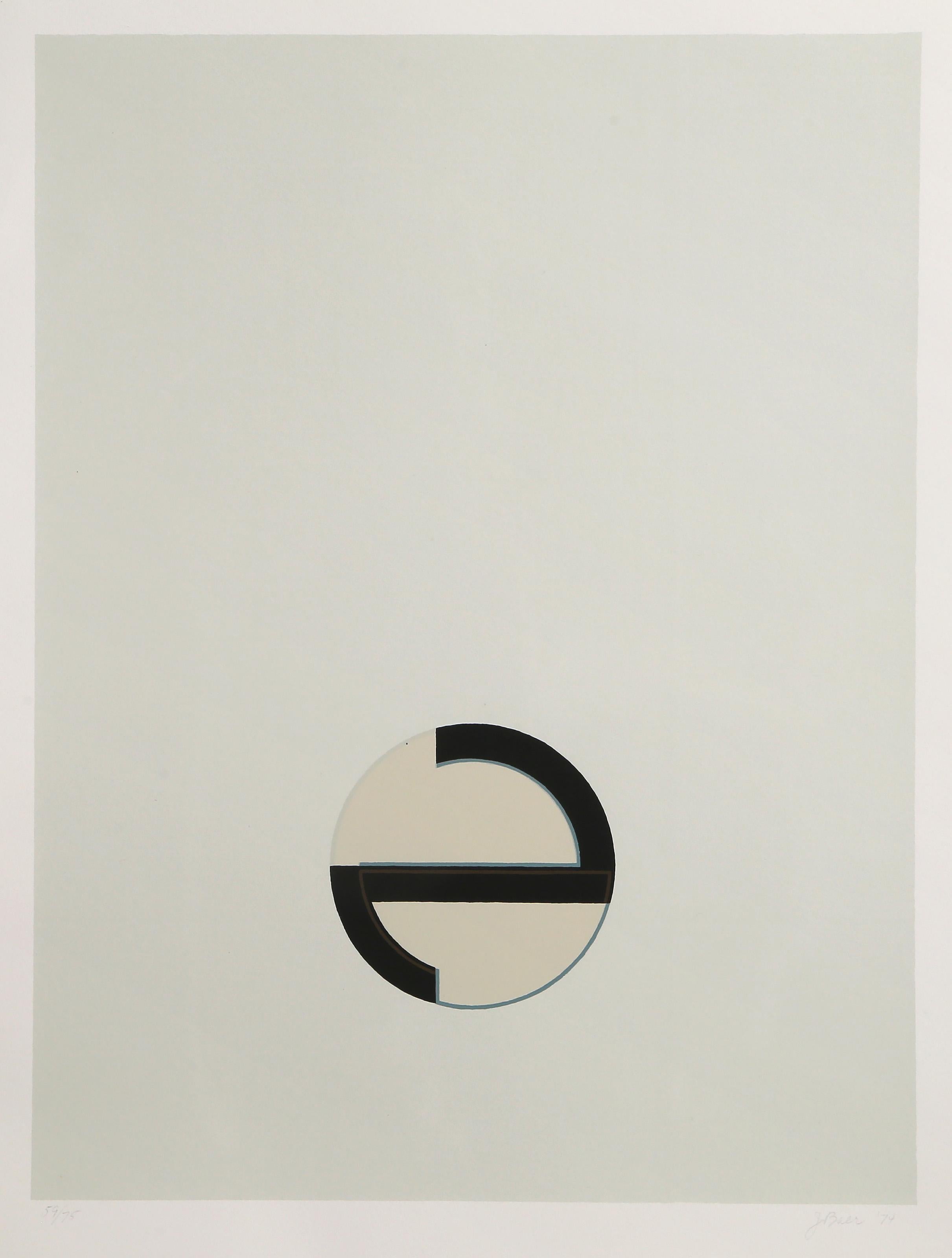 Cardinations II, litografia minimalista di Jo Baer