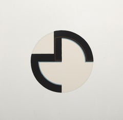 Cardinaciones III, litografía minimalista de Jo Baer