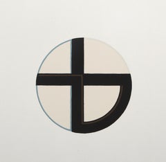 Cardinaciones IV, litografía minimalista de Jo Baer