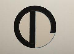 Cardinaciones IX, litografía minimalista de Jo Baer