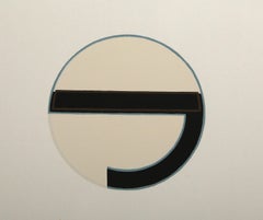 Cardinaciones VII, litografía minimalista de Jo Baer