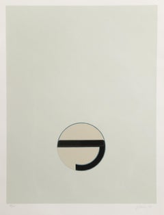 Cardinaciones VII, litografía minimalista de Jo Baer