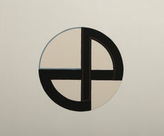 Cardinaciones VIII, litografía minimalista de Jo Baer