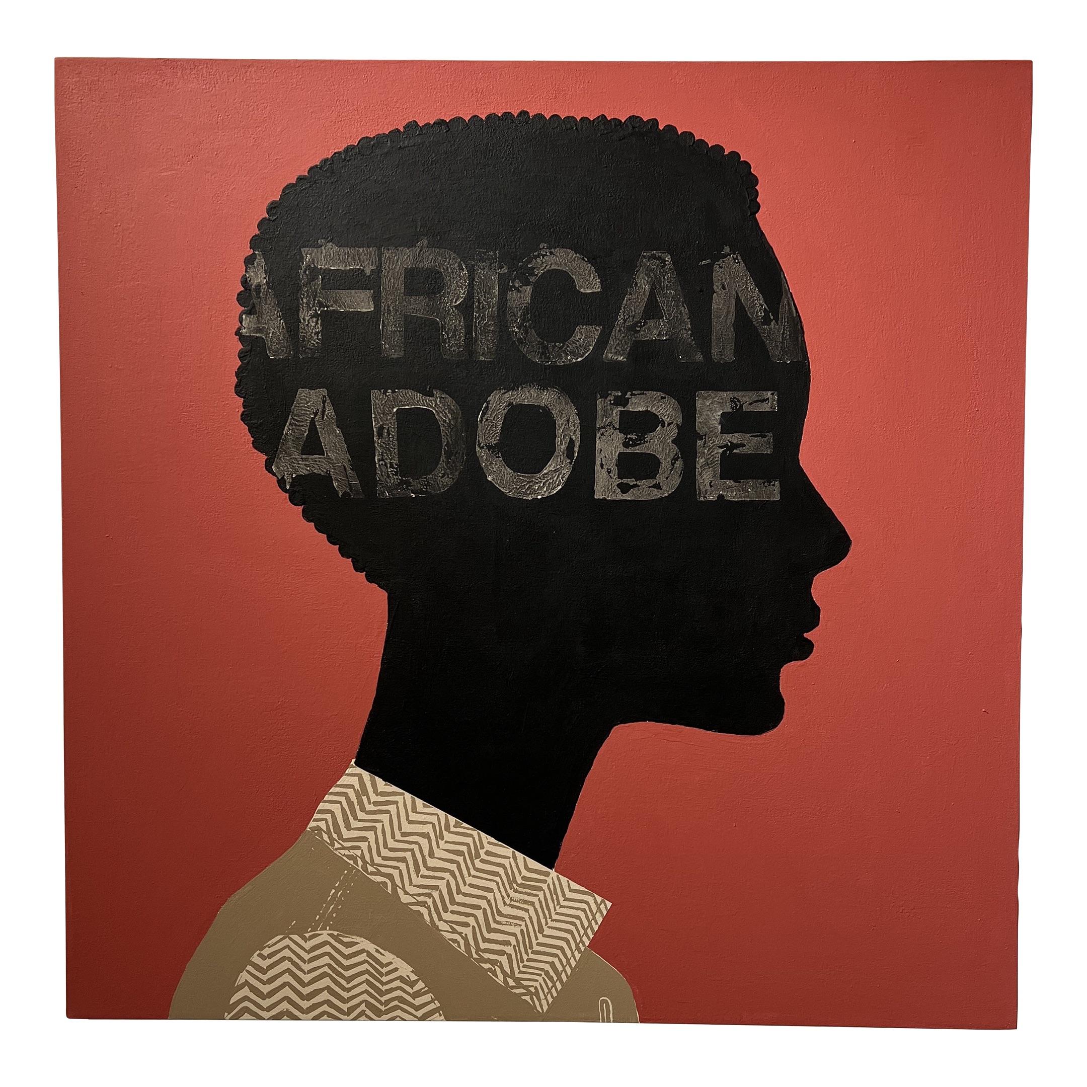 Jo Baskerville Portrait Painting - African Adobe Ancient Modern