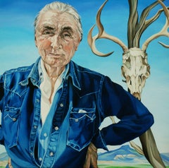 Georgia en su desierto, Pintura, Óleo sobre lienzo