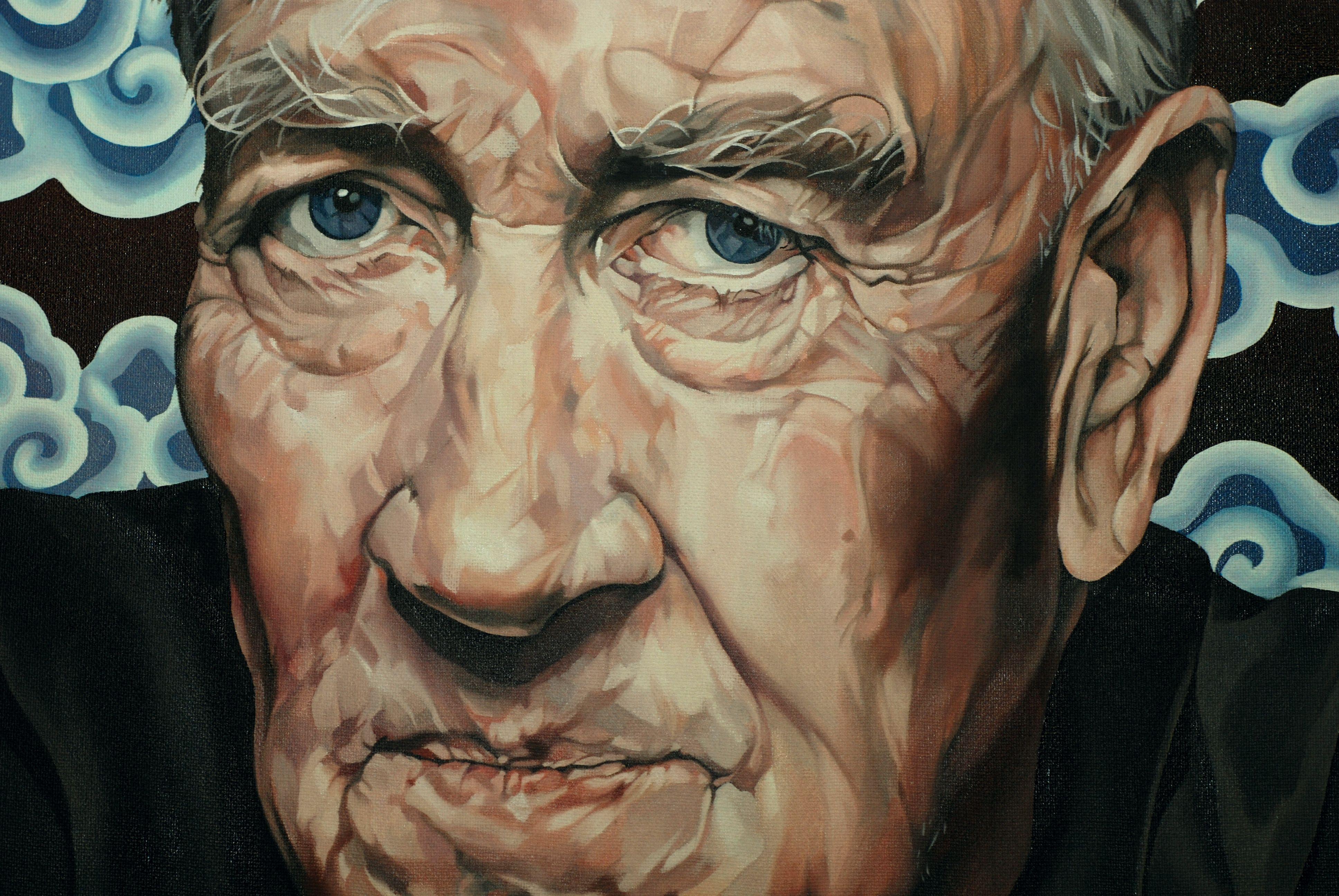 Lynch, Pittura, Olio su tela - Painting Realismo di Jo Beer
