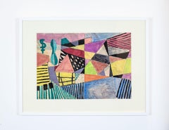 Jo Brenneis (tedesco, 1910-1994) Guazzo su carta Ohne Titel, 1954