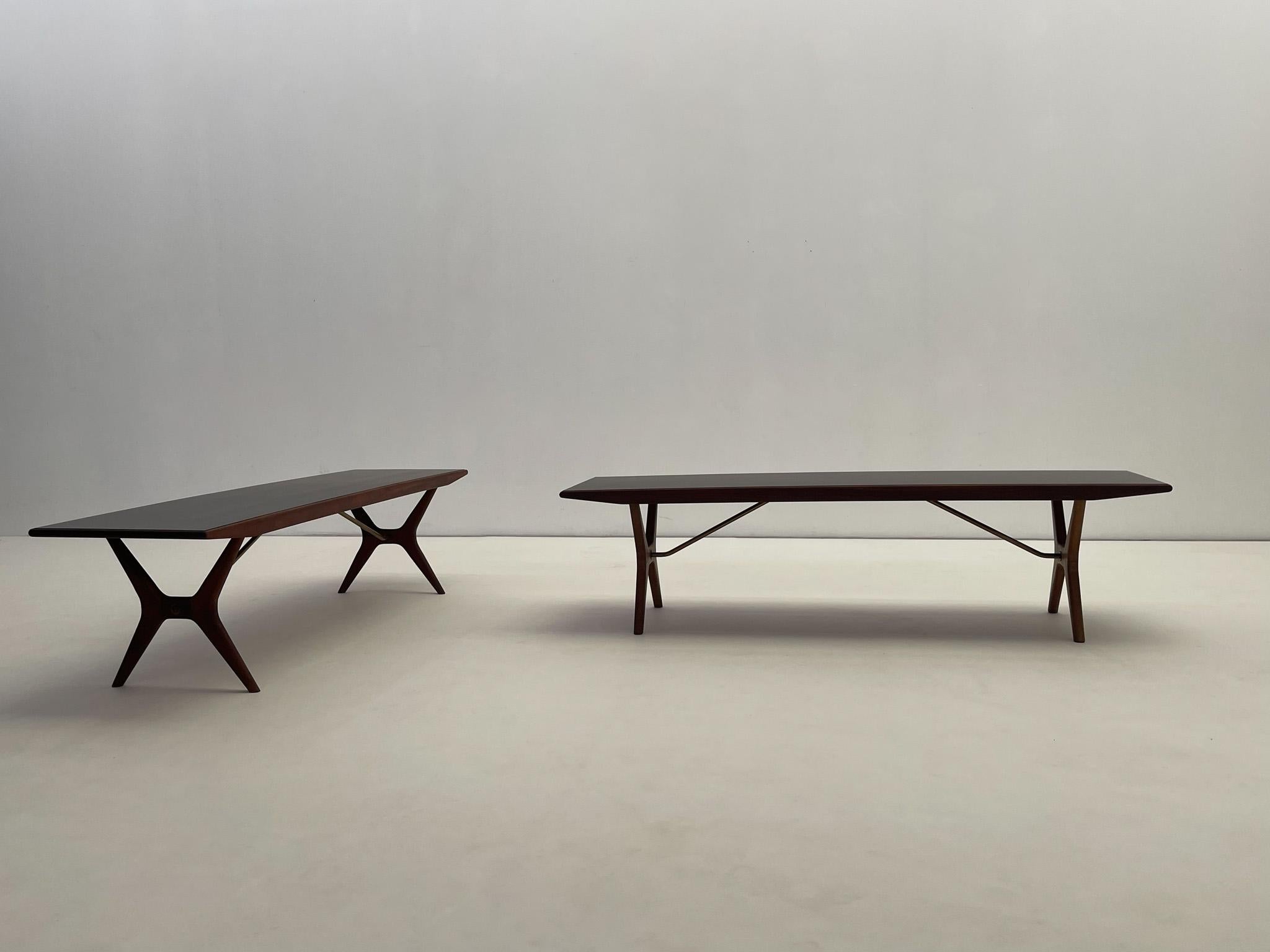 Jo Carlsson Swedish Modern Teak Coffee Table, 1960. For Sale 4