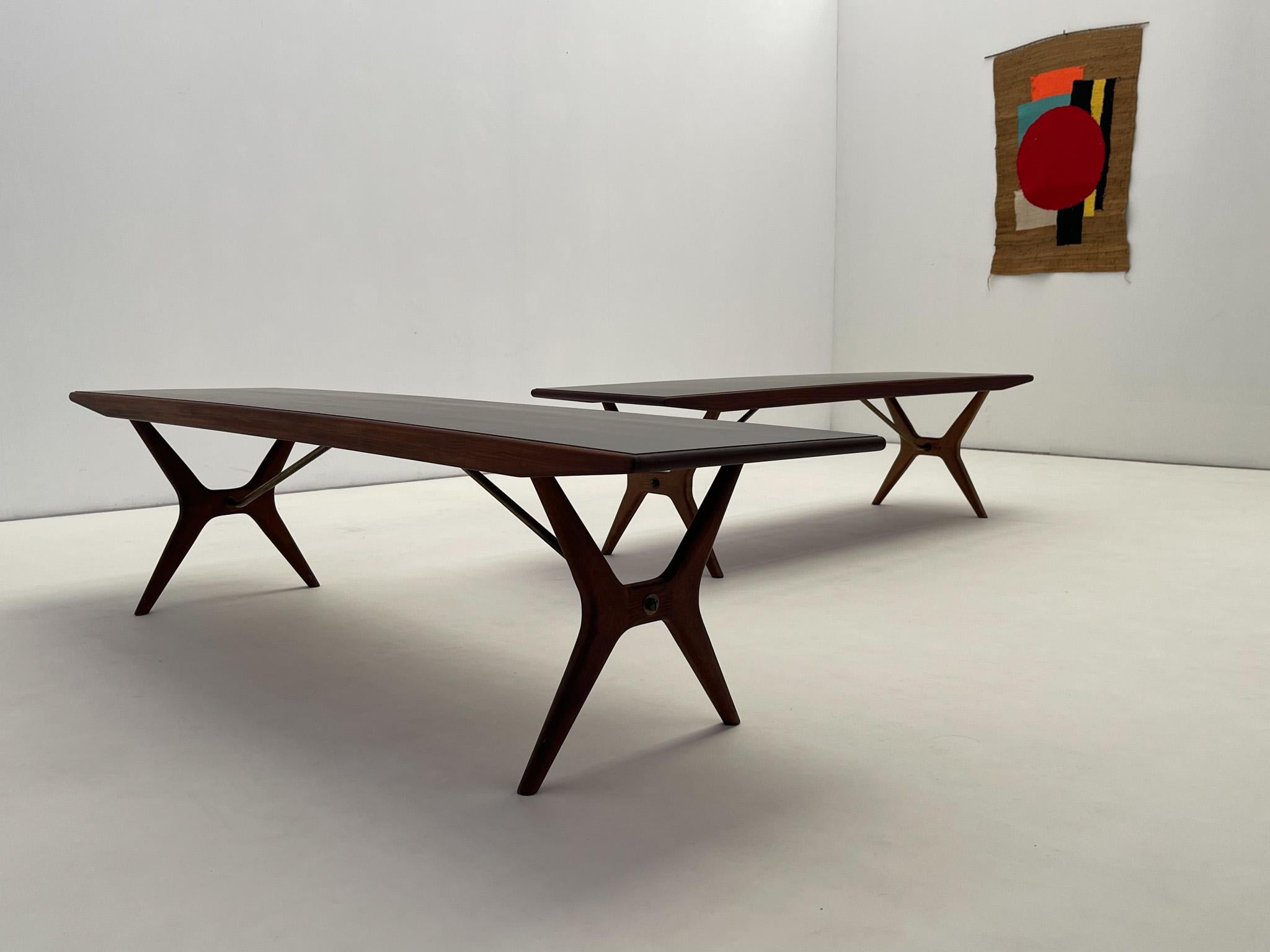 Jo Carlsson Swedish Modern Teak Coffee Table, 1960. For Sale 5