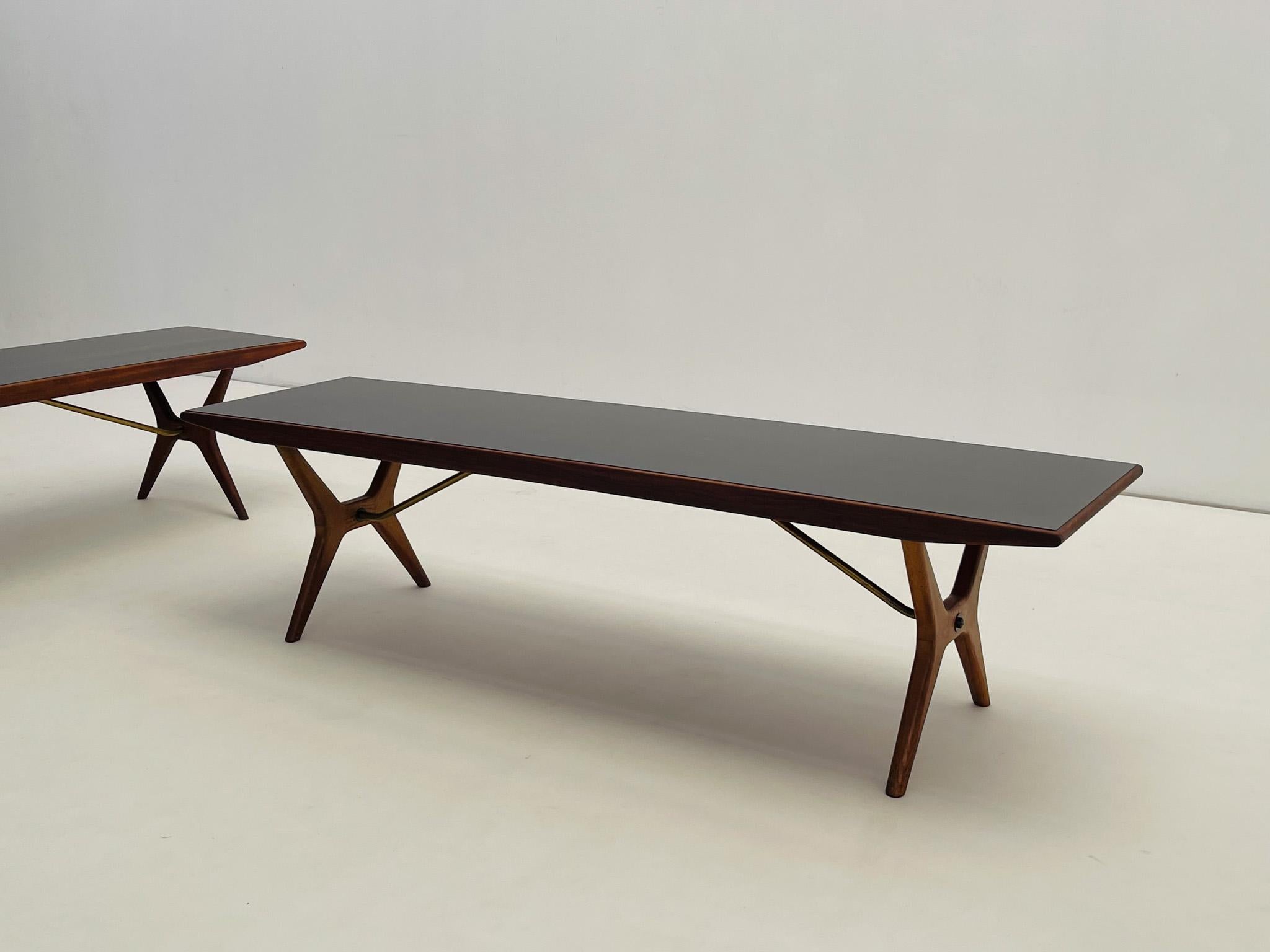 Jo Carlsson Swedish Modern Teak Coffee Table, 1960. For Sale 2