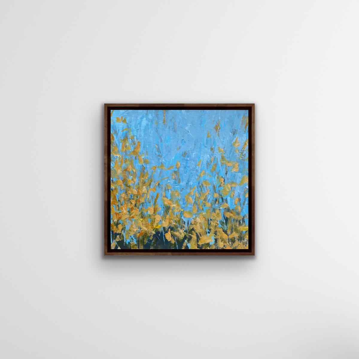 Gorse 2, Jo Cottam, Pintura abstracta, pintura original, arte floral en venta - Painting Abstracto de Jo Cottam 