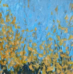 Gorse 2, Jo Cottam, Abstract painting, original painting, floral art for sale