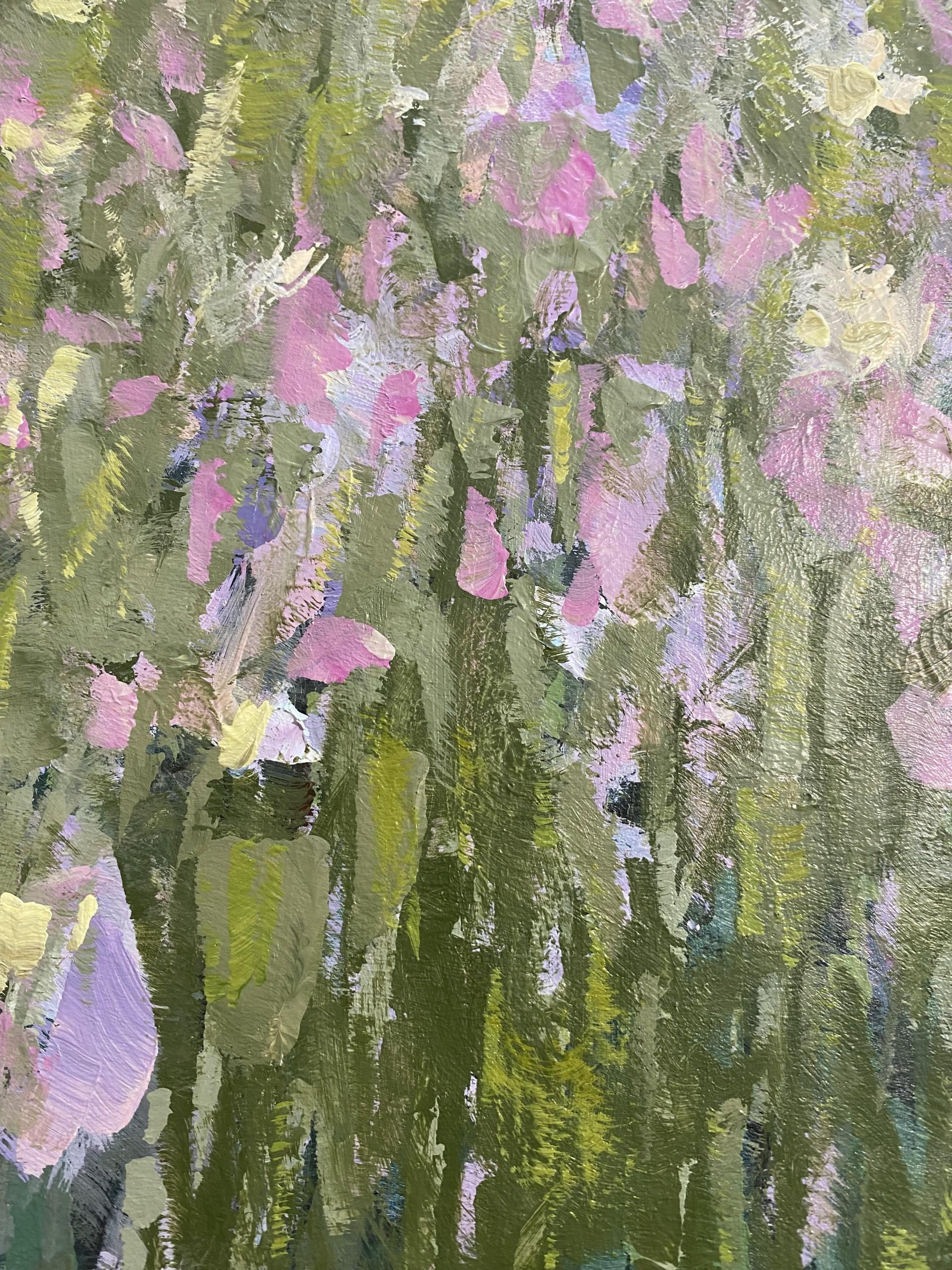 Confetti - Abstract Impressionist Painting by Jo Cottam