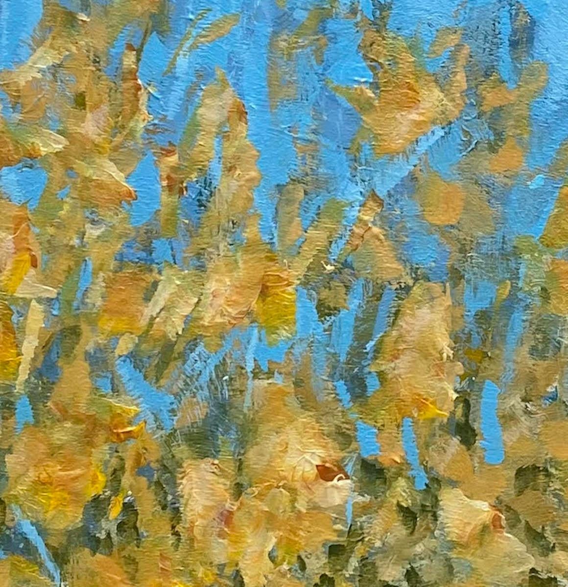 Gorse 1, Jo Cottan, Original painting, Abstract painting, Floral art, Landscape  For Sale 3