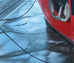 Stockholm rouge, 2014 - Photographie nordique Grottes de glace Navires Côte nautique Neige