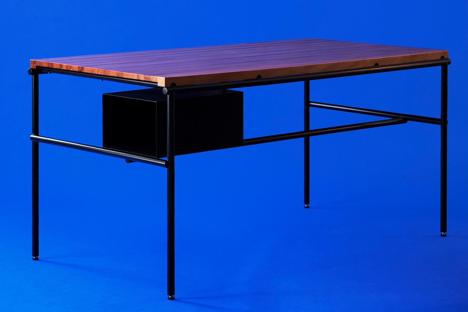 Oiled JO Desk by DUVALD Contemporary Desk Handcrafted in Denmark. Hardwood, steel For Sale