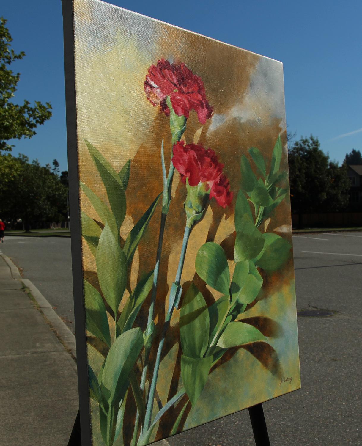 carnation oil painting