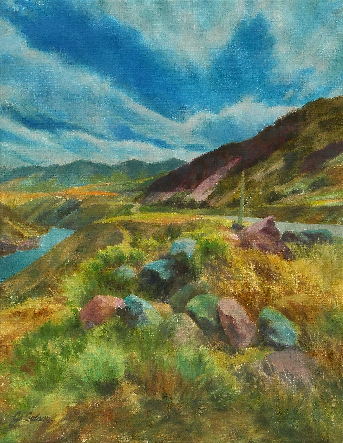 In the Country, Oil Painting - Art by Jo Galang
