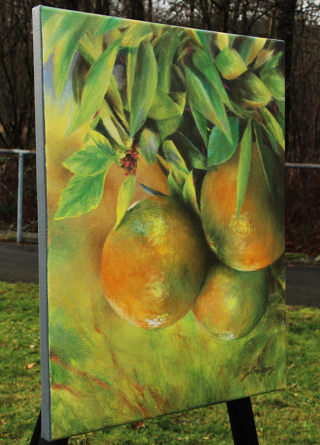 Nature's Bounty, Oil Painting - Realist Art by Jo Galang