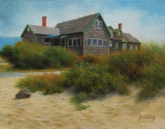 The Beach House, Oil Painting