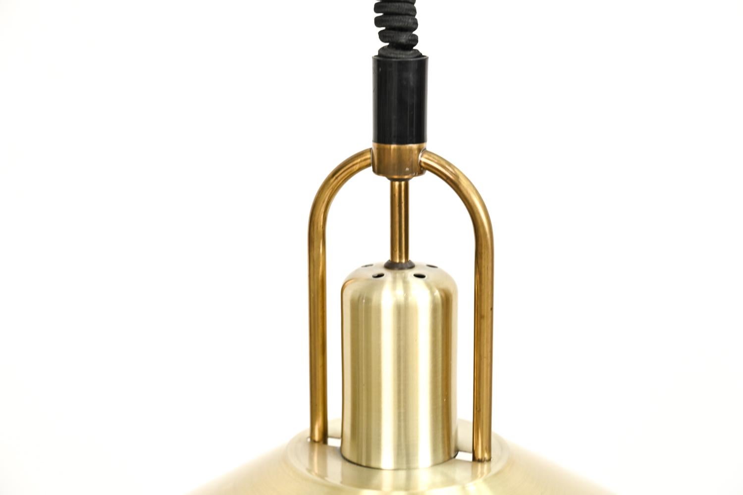 20th Century Jo Hammerborg for Fog & Morup Brass Pendant Light
