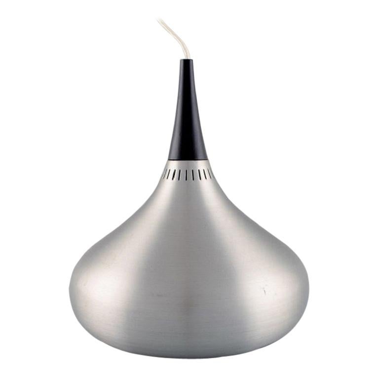 Jo Hammerborg for Fog & Mørup, Orient Pendant Lamp in Brushed Aluminum For Sale