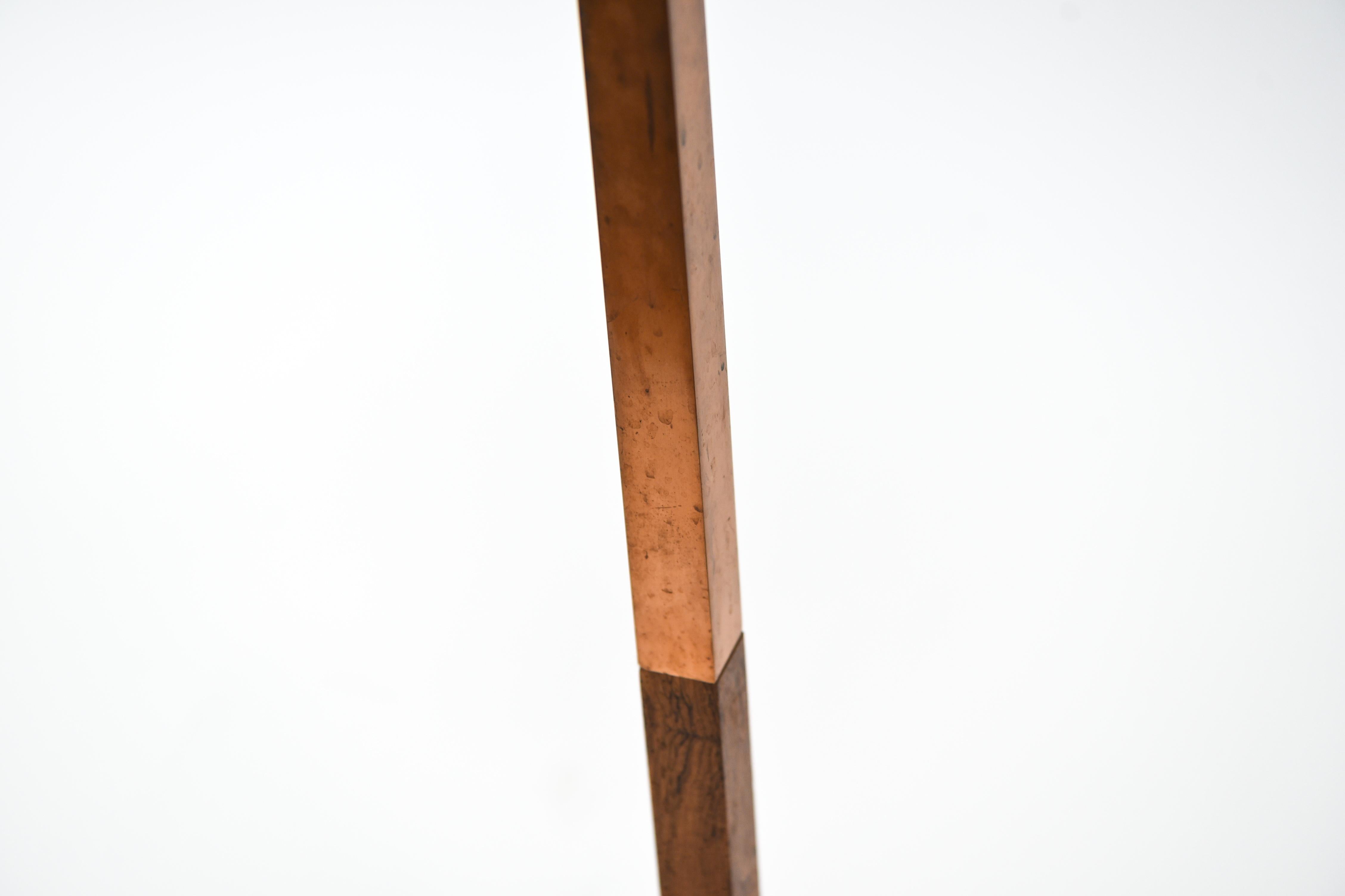 Jo Hammerborg for Fog & Mørup Rosewood and Copper Floor Lamp 1