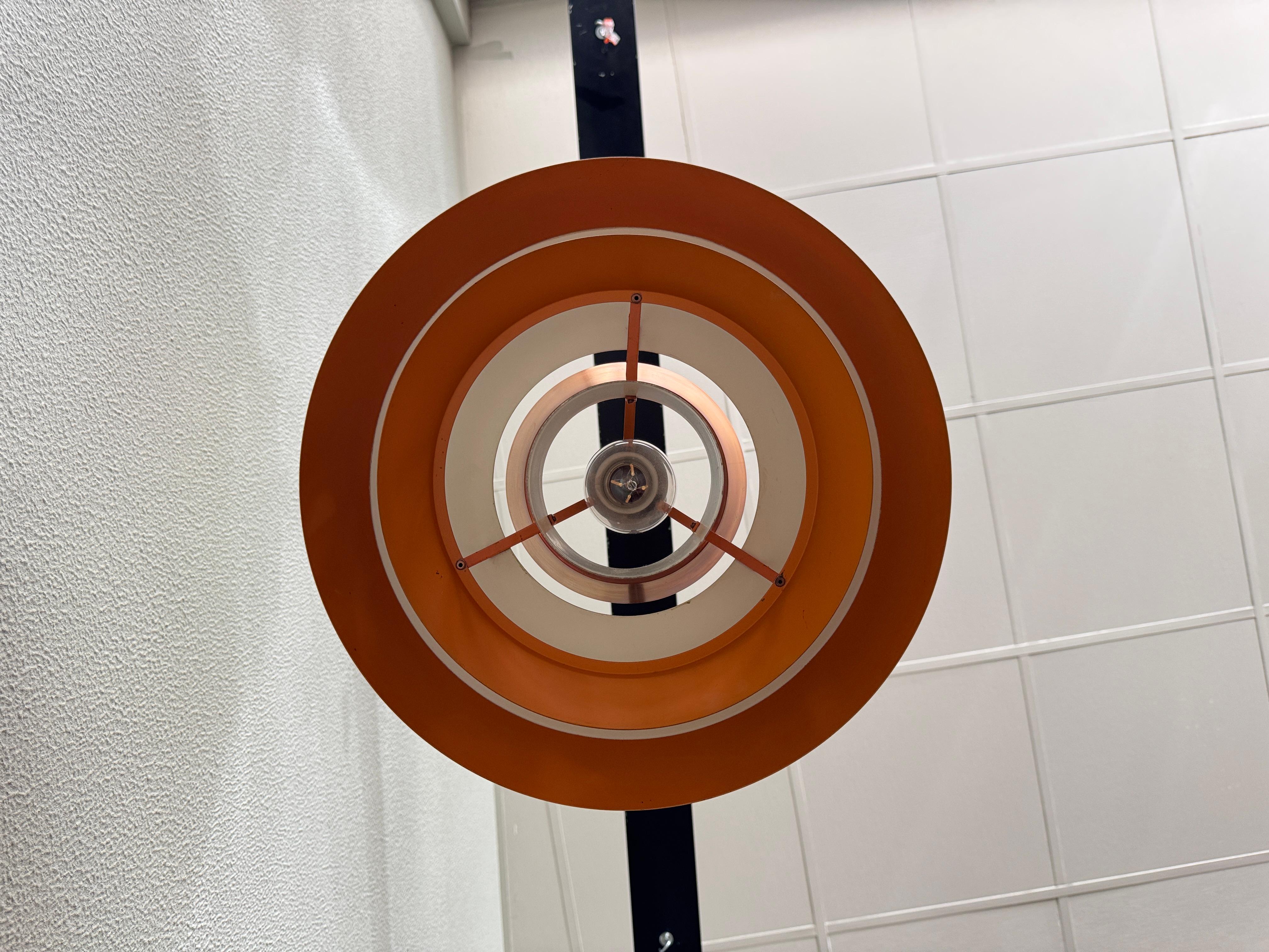 Jo Hammerborg Nova Patinated Copper Ceiling Lamp Fog & Mørup Denmark 1960s For Sale 4